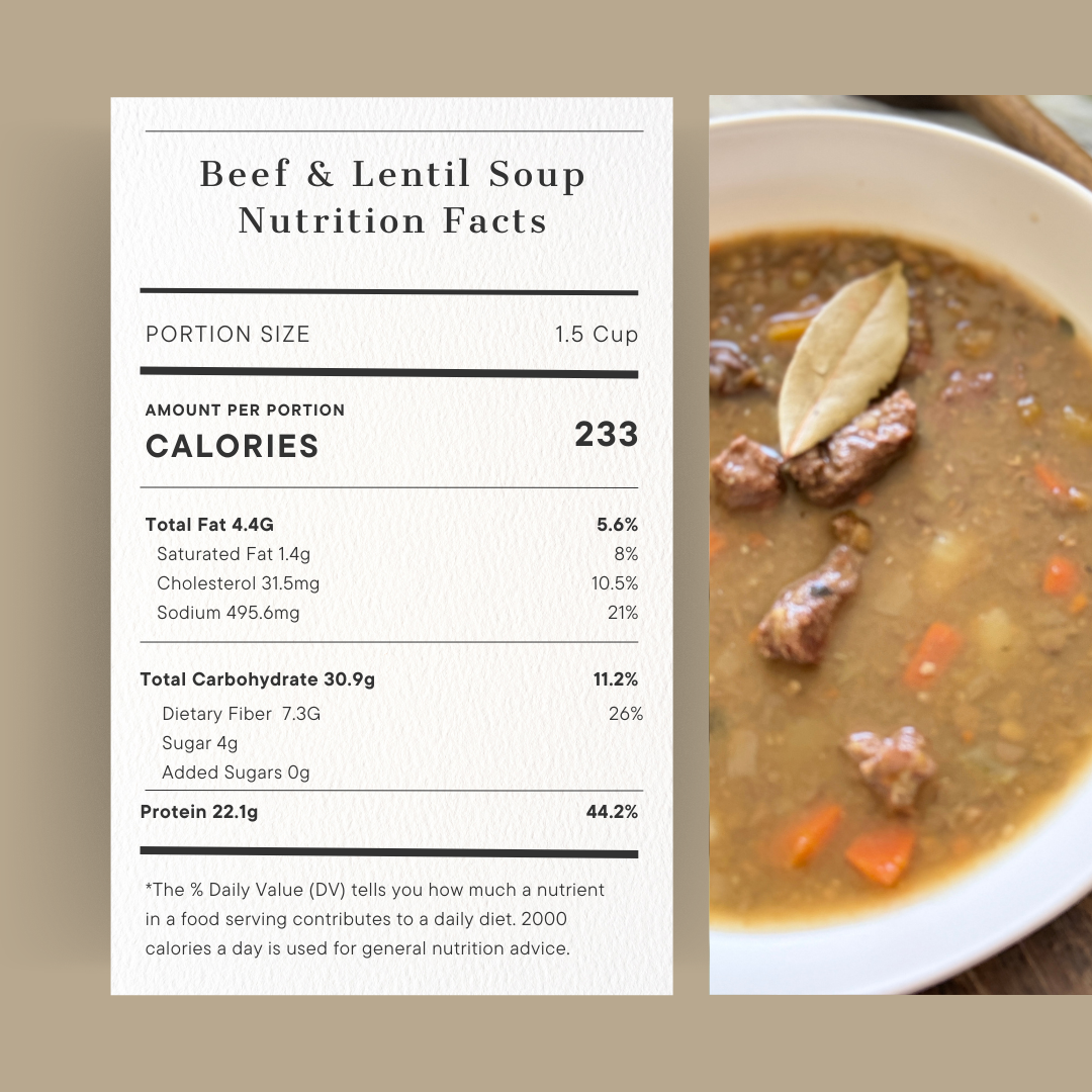 Lentil Beef Soup
