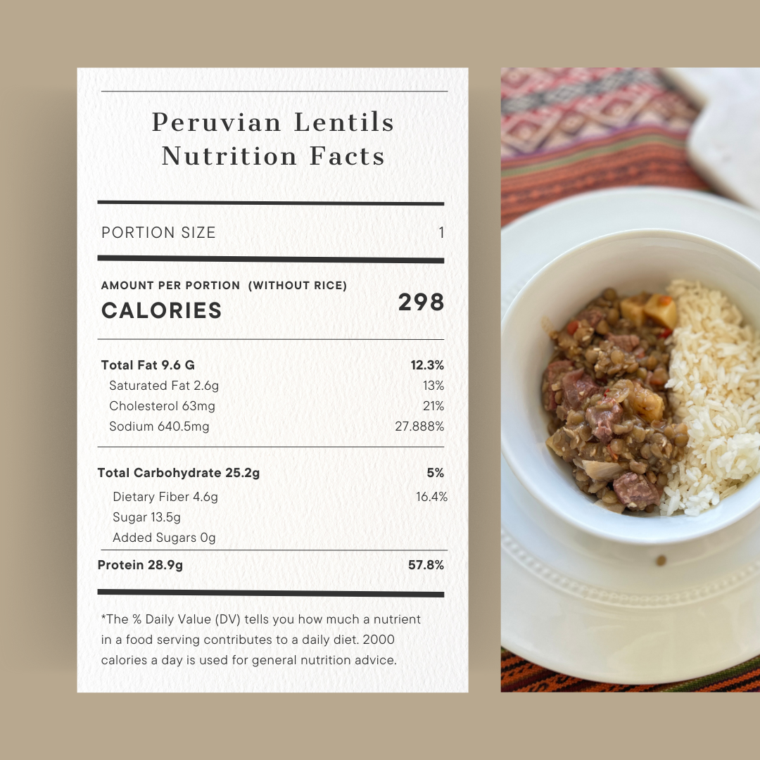 Peruvian Beef & Lentils