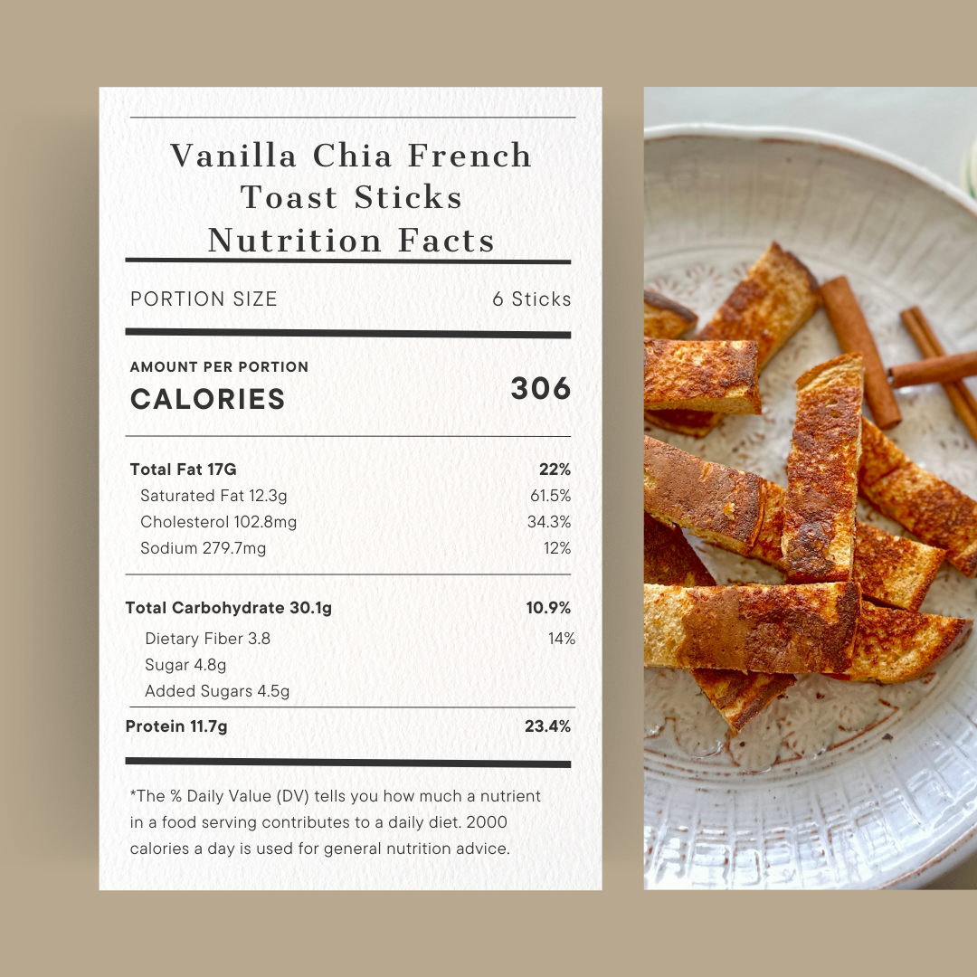Vanilla Chai French Toast Sticks