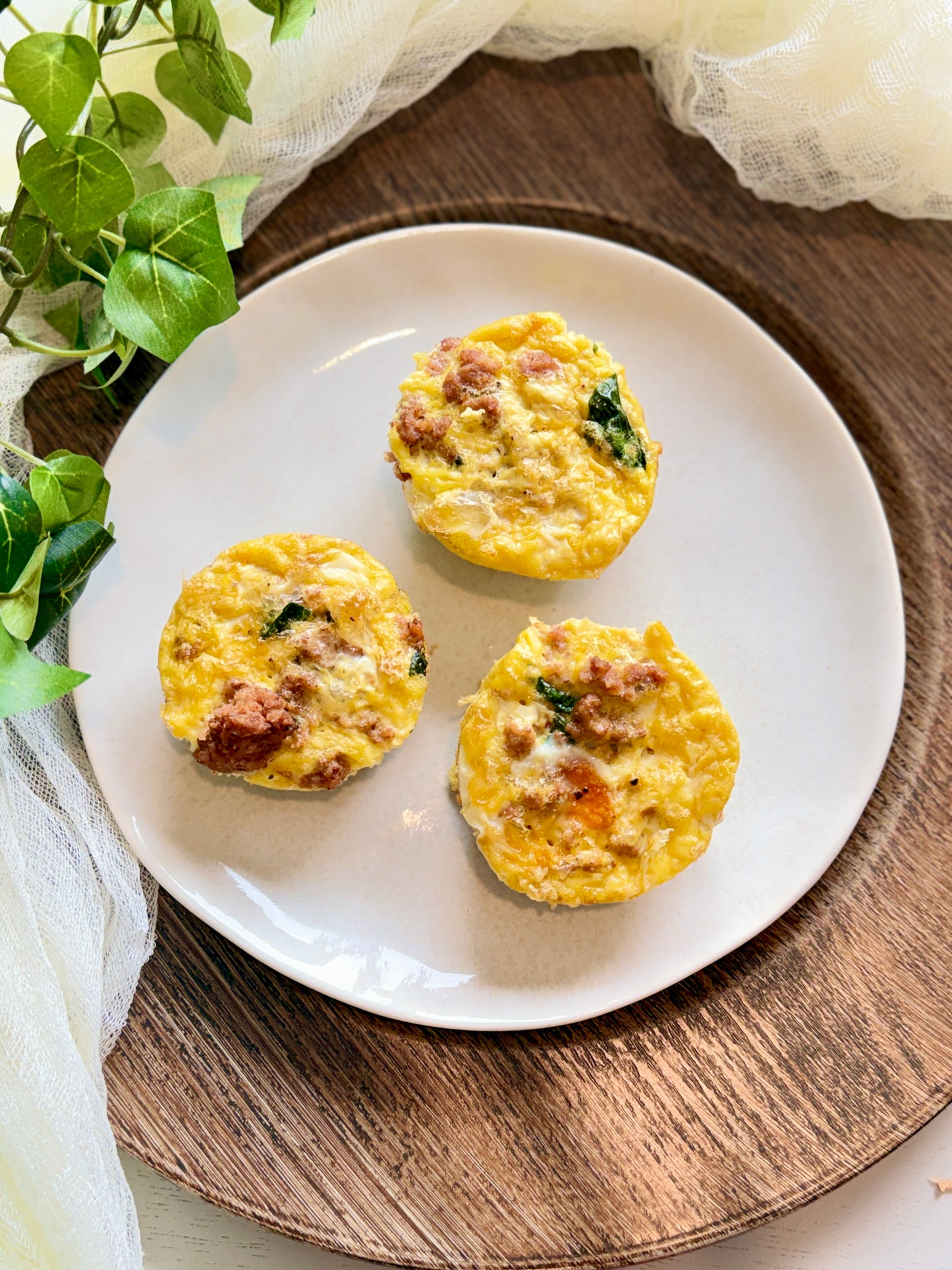 Turkey and Sweet Potato Frittata Muffins