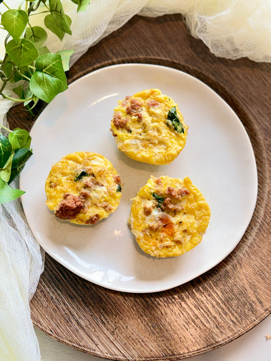 Turkey and Sweet Potato Frittata Muffins