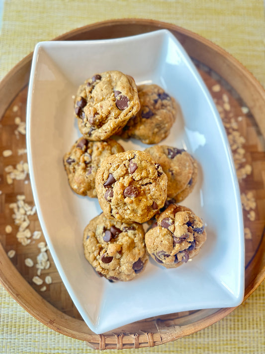 Brown Butter Oatmeal Chocolate Chip Cookies