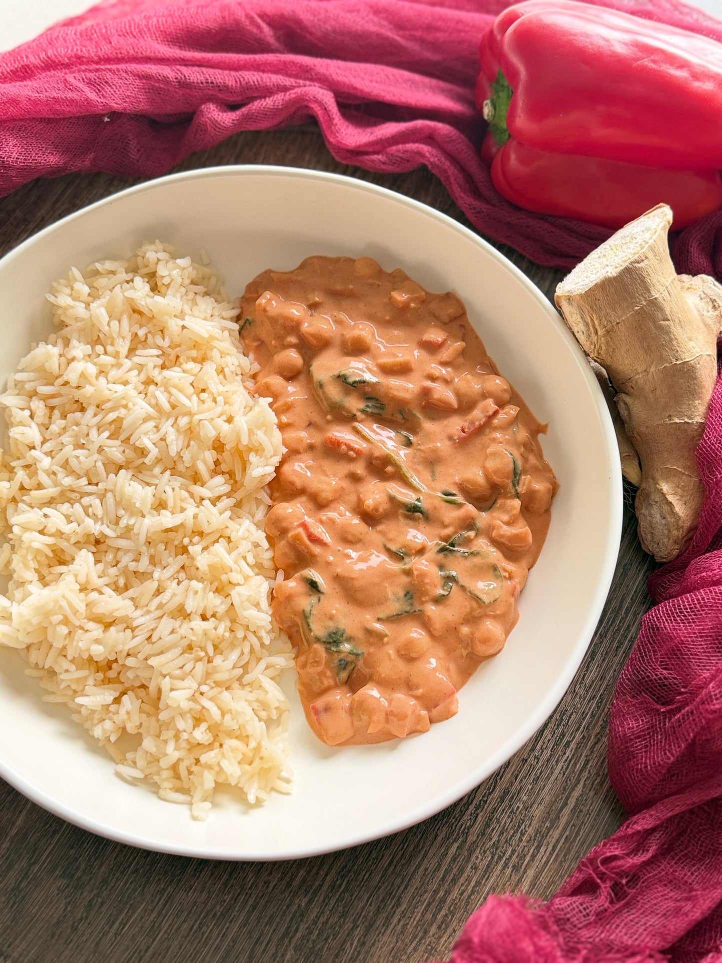 Red Chickpea Curry
