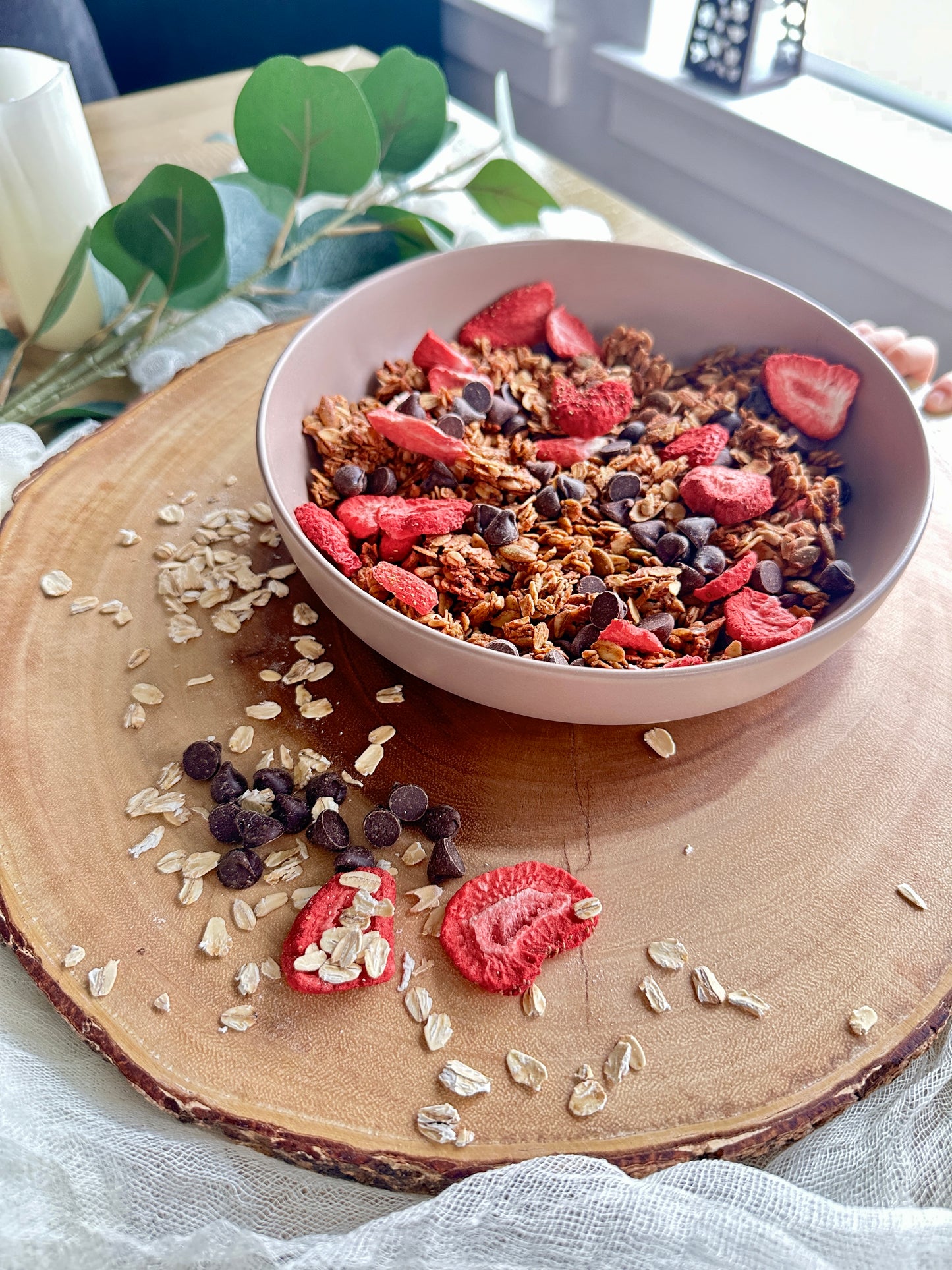 Chocolate Covered Strawberries and Nut Granola SP