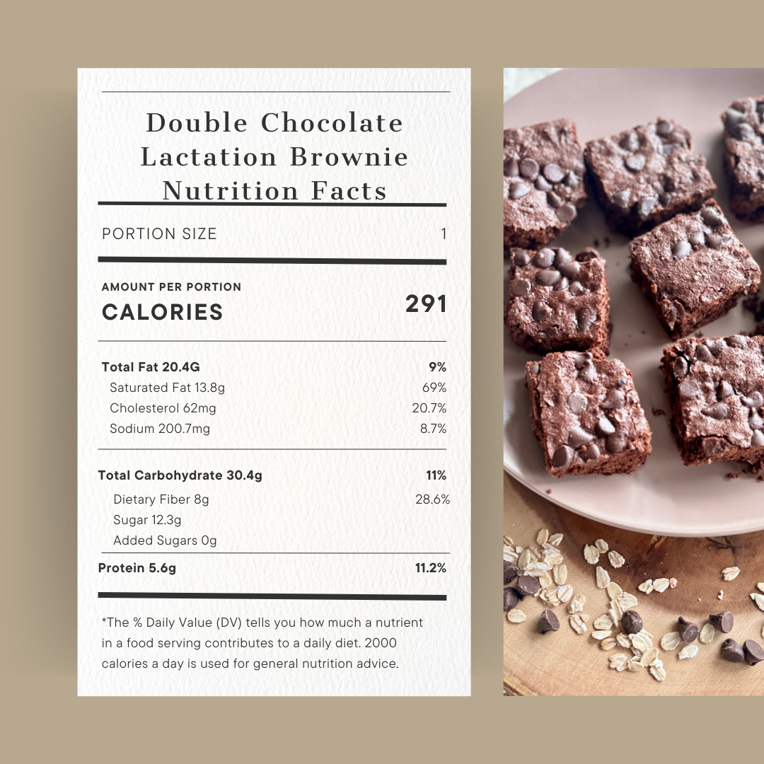 Double Chocolate Lactation Brownies