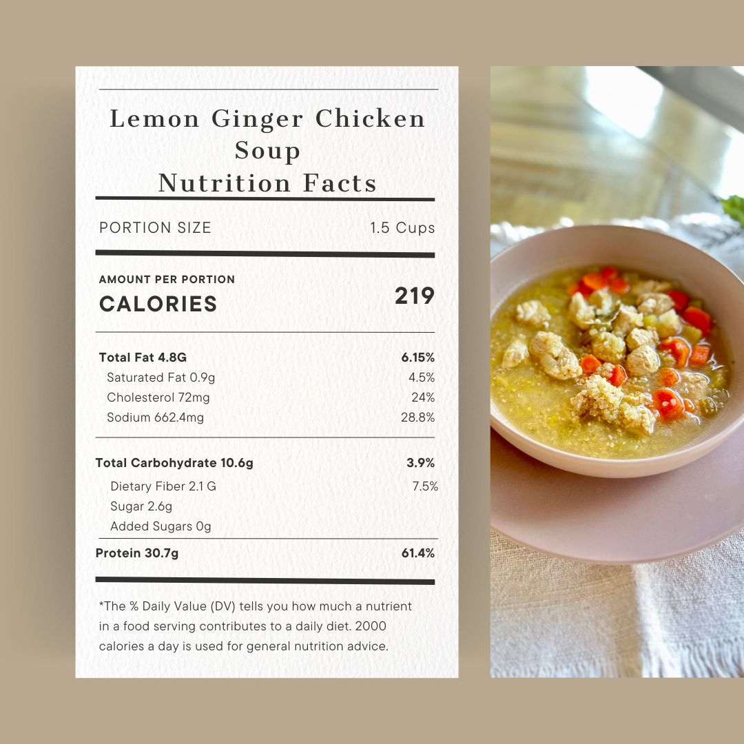 Lemon Ginger Chicken Soup