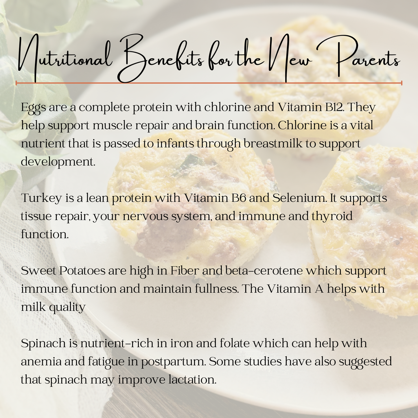 Turkey and Sweet Potato Frittata Muffins